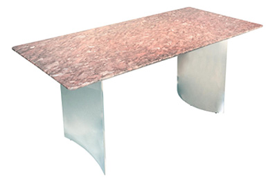 粉水晶奢石餐桌